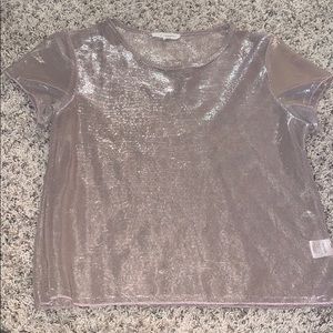 Shiny See Through Top